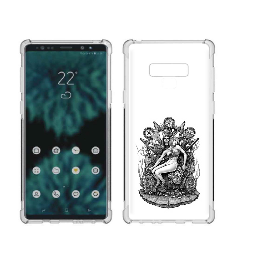 

Чехол MyPads Tocco для Samsung Galaxy Note 9 девушка на троне (PT115235.598.309), Прозрачный, Tocco