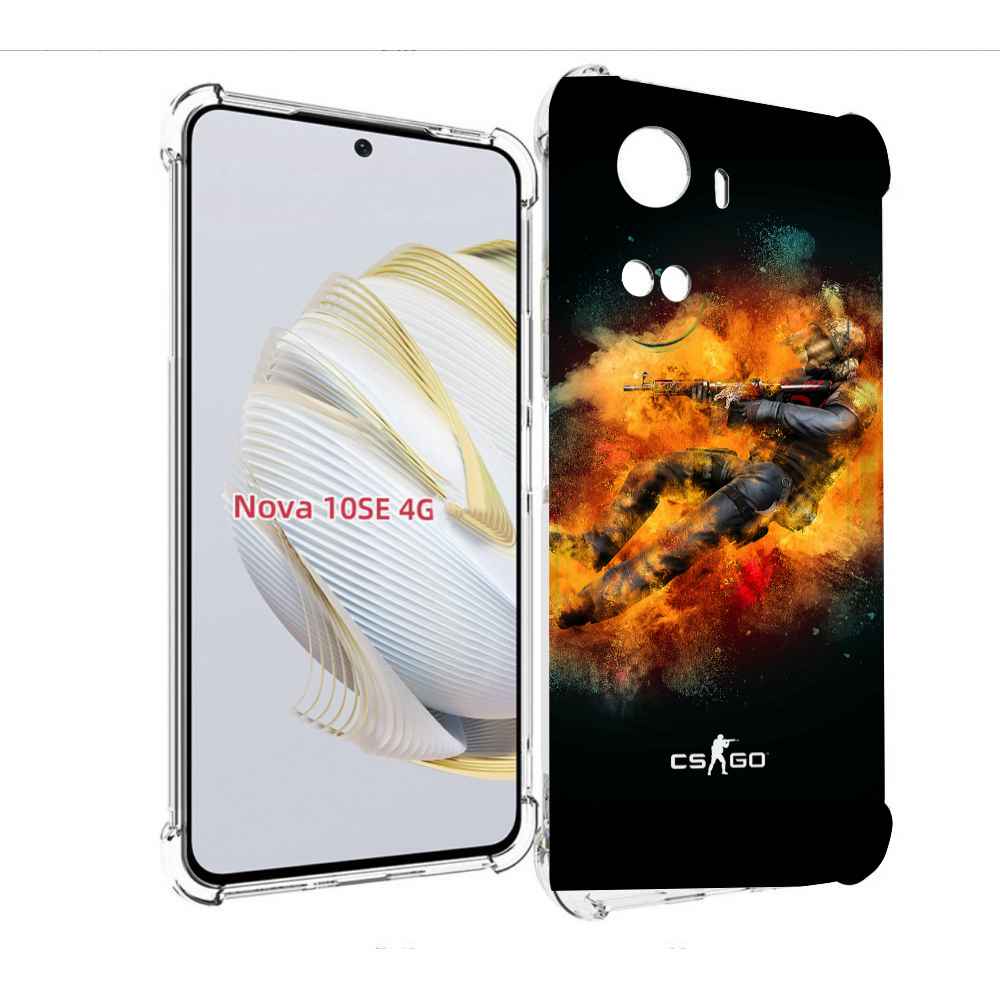

Чехол MyPads CS-go-Контр-террорист мужской для Huawei Nova 10 SE, Прозрачный, Tocco