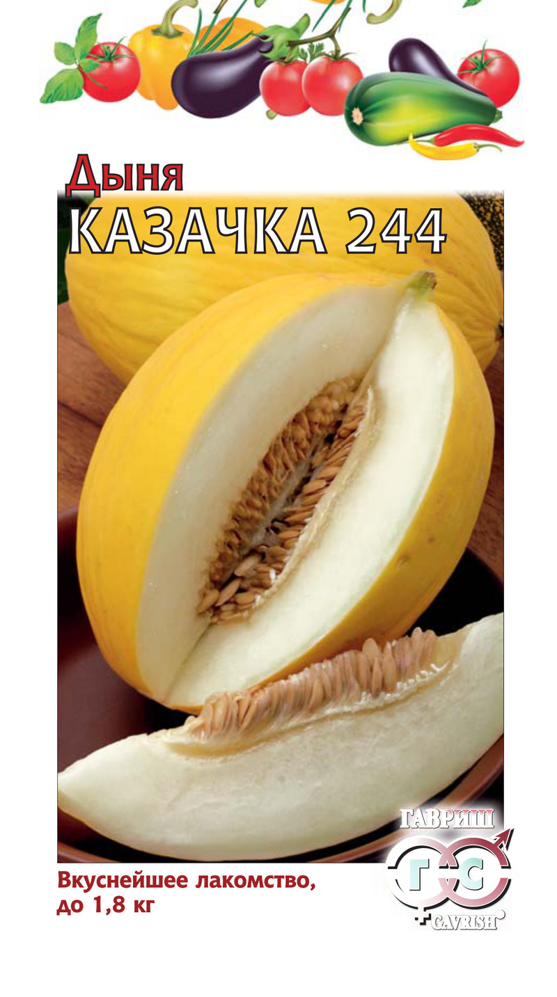 

Семена. Дыня "Казачка 244" (вес: 1,0 г)