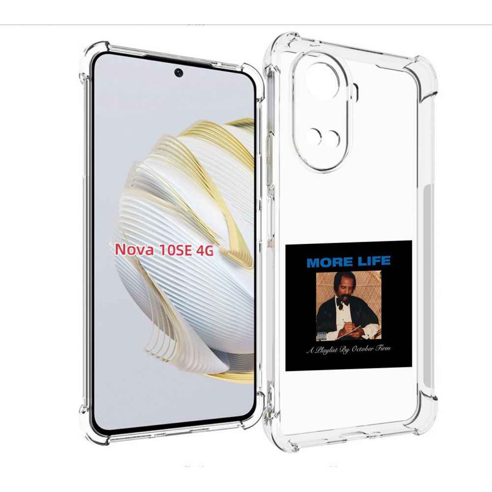 

Чехол MyPads Drake - More Life для Huawei Nova 10 SE, Прозрачный, Tocco