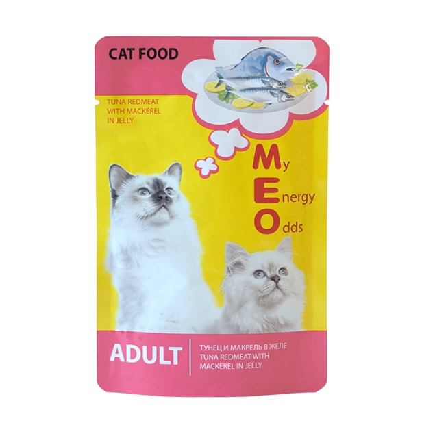 Консервы для кошек Me-O Adult, тунец и макрель в желе, 12шт по 80г