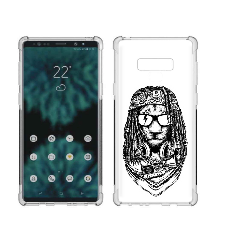 

Чехол MyPads Tocco для Samsung Galaxy Note 9 дреды льва (PT115235.598.338), Прозрачный, Tocco