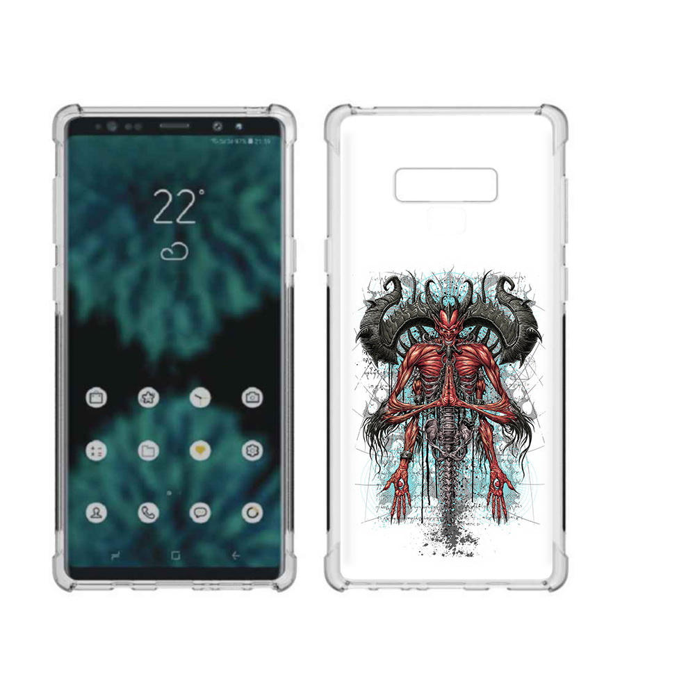 

Чехол MyPads Tocco для Samsung Galaxy Note 9 дьявол (PT115235.598.340), Прозрачный, Tocco