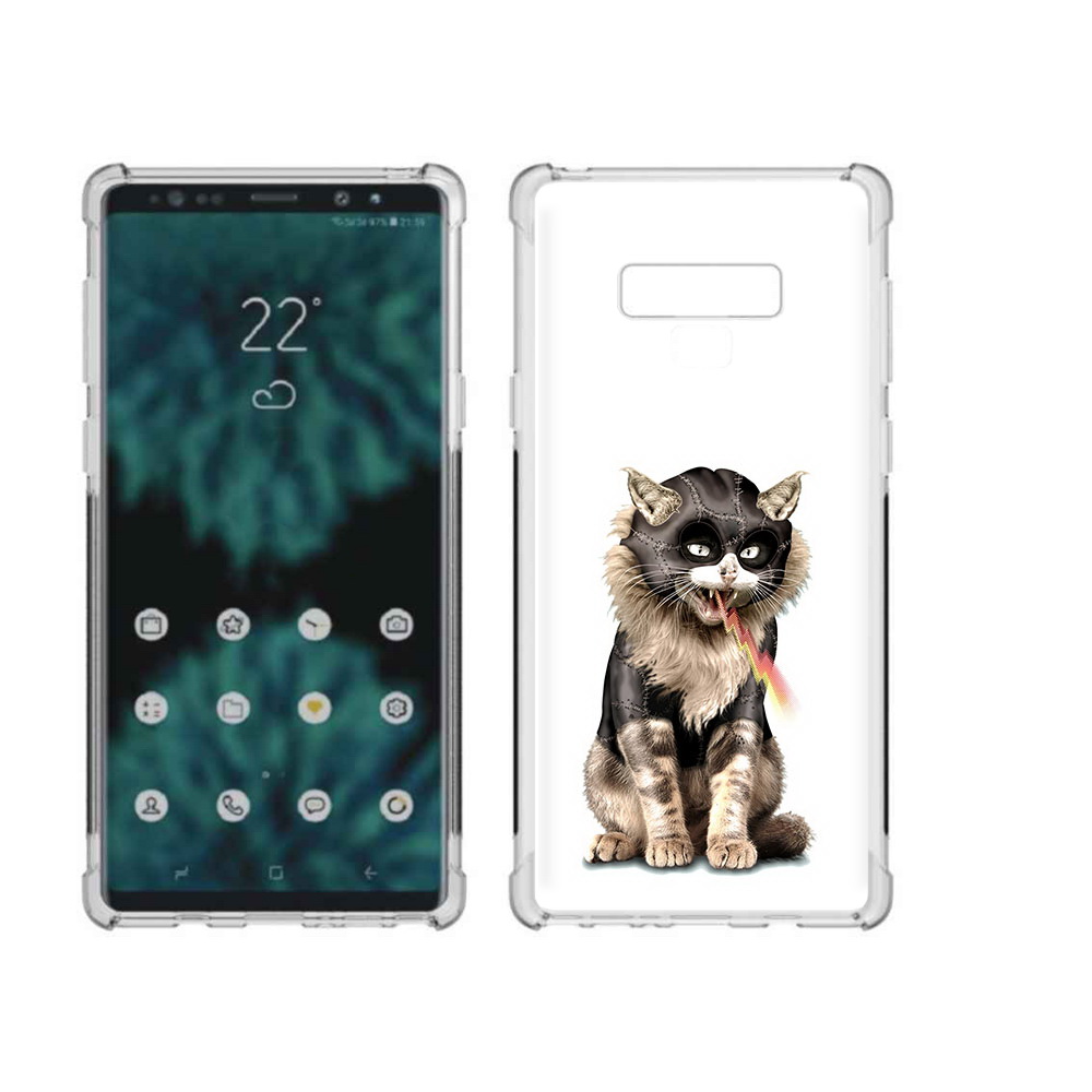 

Чехол MyPads Tocco для Samsung Galaxy Note 9 дьяволский кот (PT115235.598.341), Прозрачный, Tocco