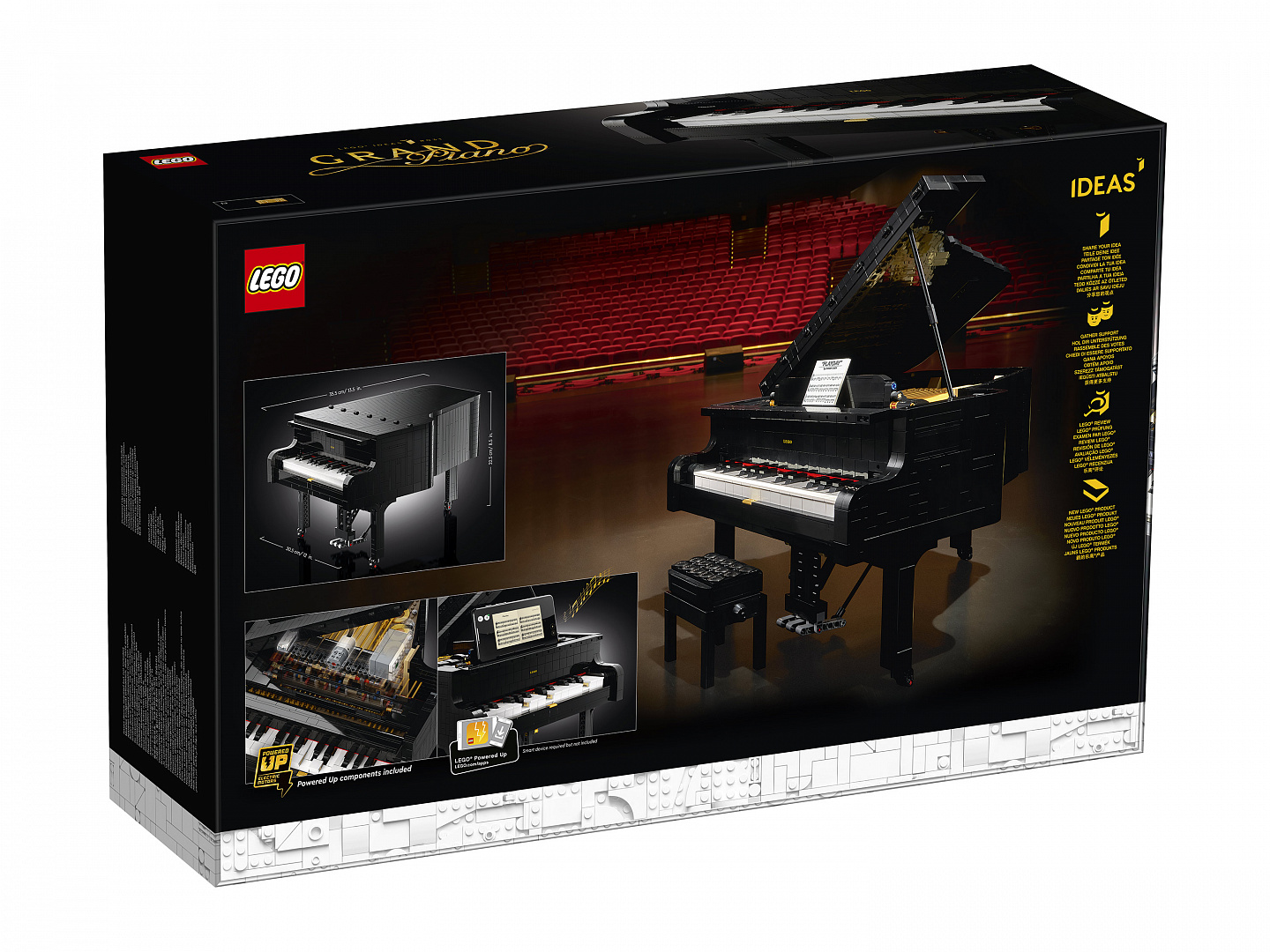 Конструктор LEGO Ideas 21323 Рояль (Grand Piano) конструктор lego ideas fender stratocaster 21329