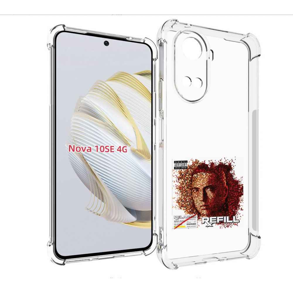 

Чехол MyPads Eminem RELAPSE, REFILL для Huawei Nova 10 SE, Прозрачный, Tocco