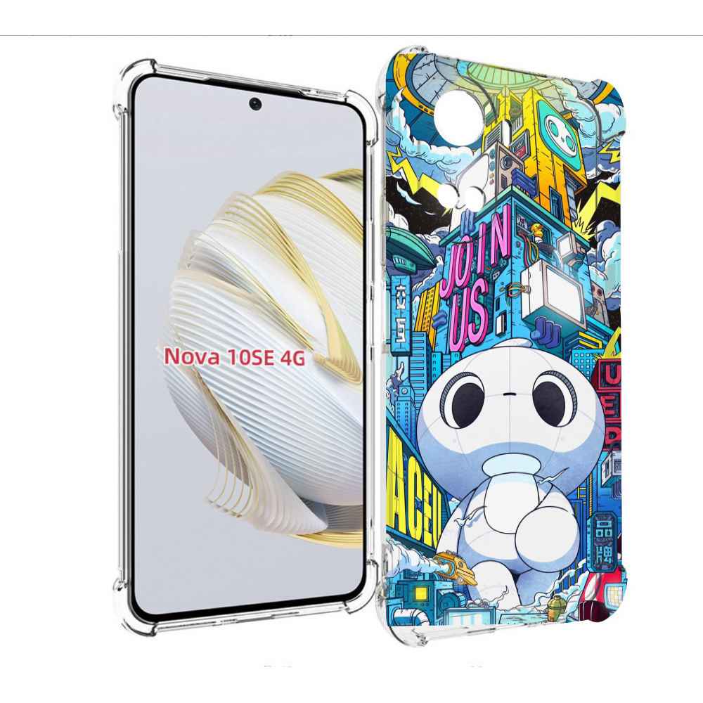 

Чехол MyPads FaceU для Huawei Nova 10 SE, Прозрачный, Tocco