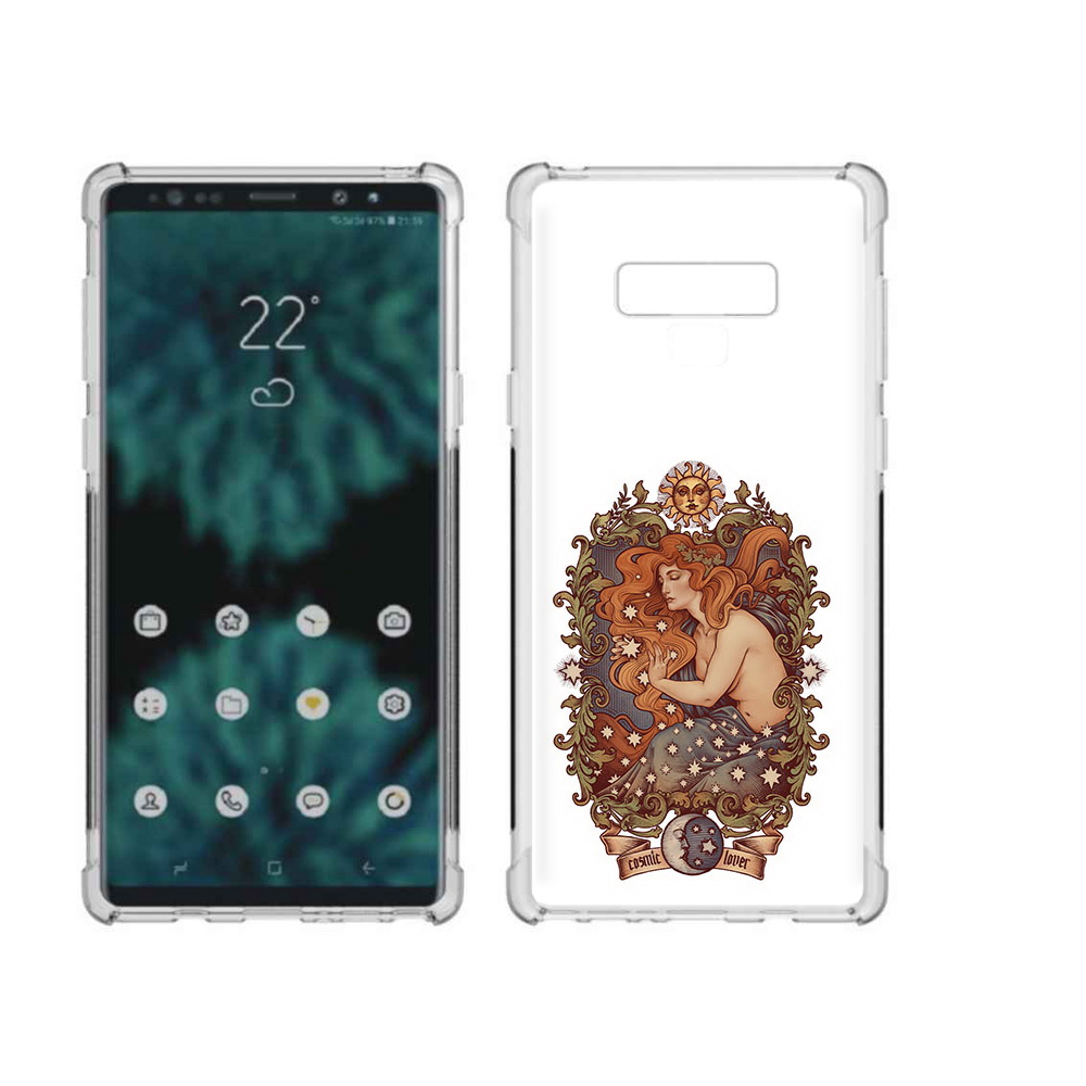 Чехол MyPads Tocco для Samsung Galaxy Note 9 звездная девушка абстракция