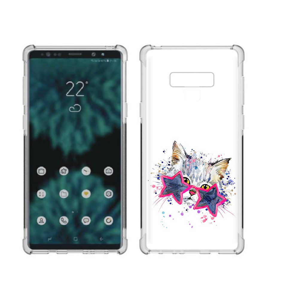 

Чехол MyPads Tocco для Samsung Galaxy Note 9 звездные очки (PT115235.598.353), Прозрачный, Tocco