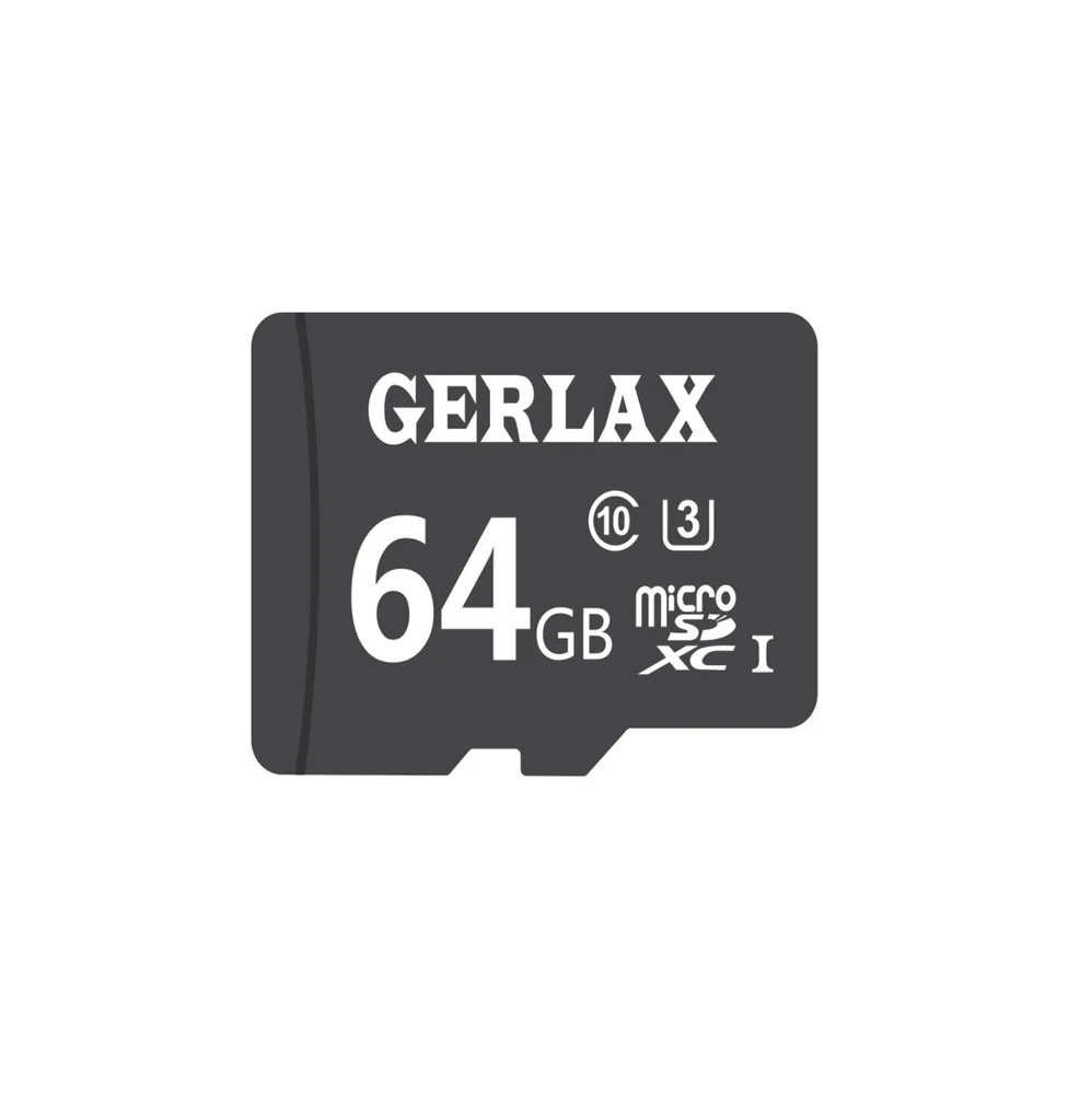 фото Карта памяти gerlax microsd 64 gb (sdxc10/64gb), class 10