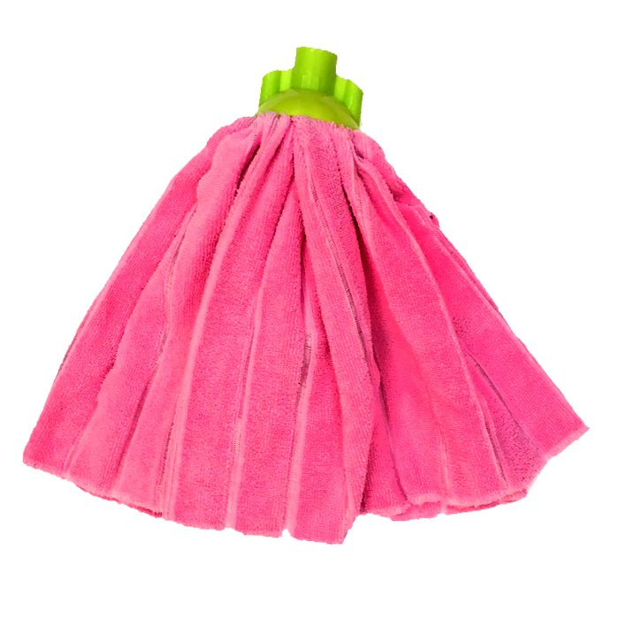 Насадка для швабры Мультипласт Групп Умничка юбка для мытья пола из микрофибры цвет розовы