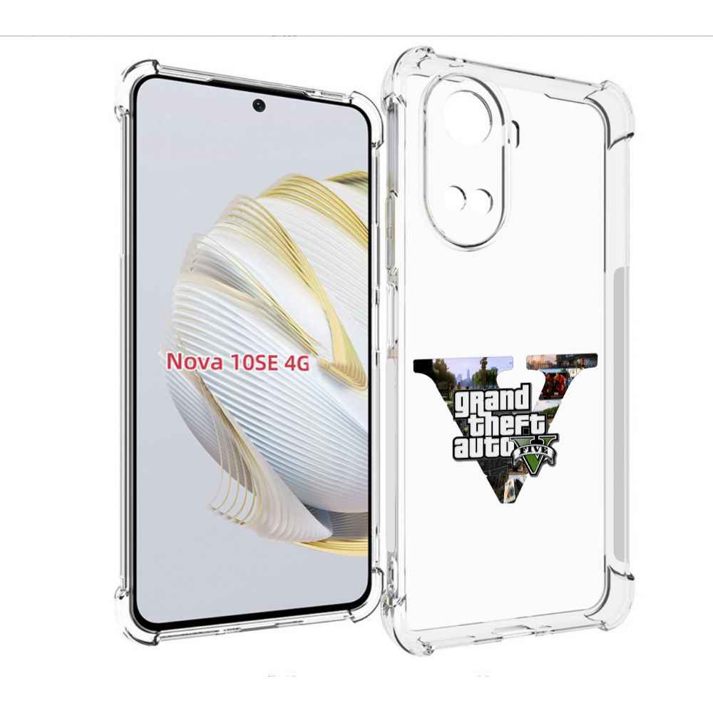 

Чехол MyPads GTA 5 логотип для Huawei Nova 10 SE, Прозрачный, Tocco