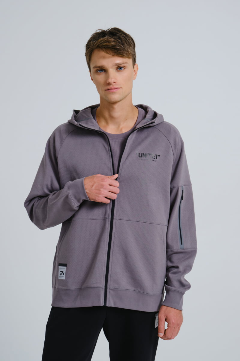 

Толстовка мужская Anta UNIT A 852337714 серая 3XL, Серый, UNIT A 852337714