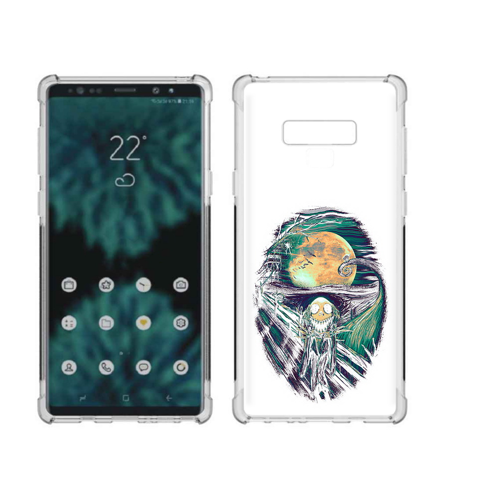

Чехол MyPads Tocco для Samsung Galaxy Note 9 зубастое существо абстракция, Прозрачный, Tocco