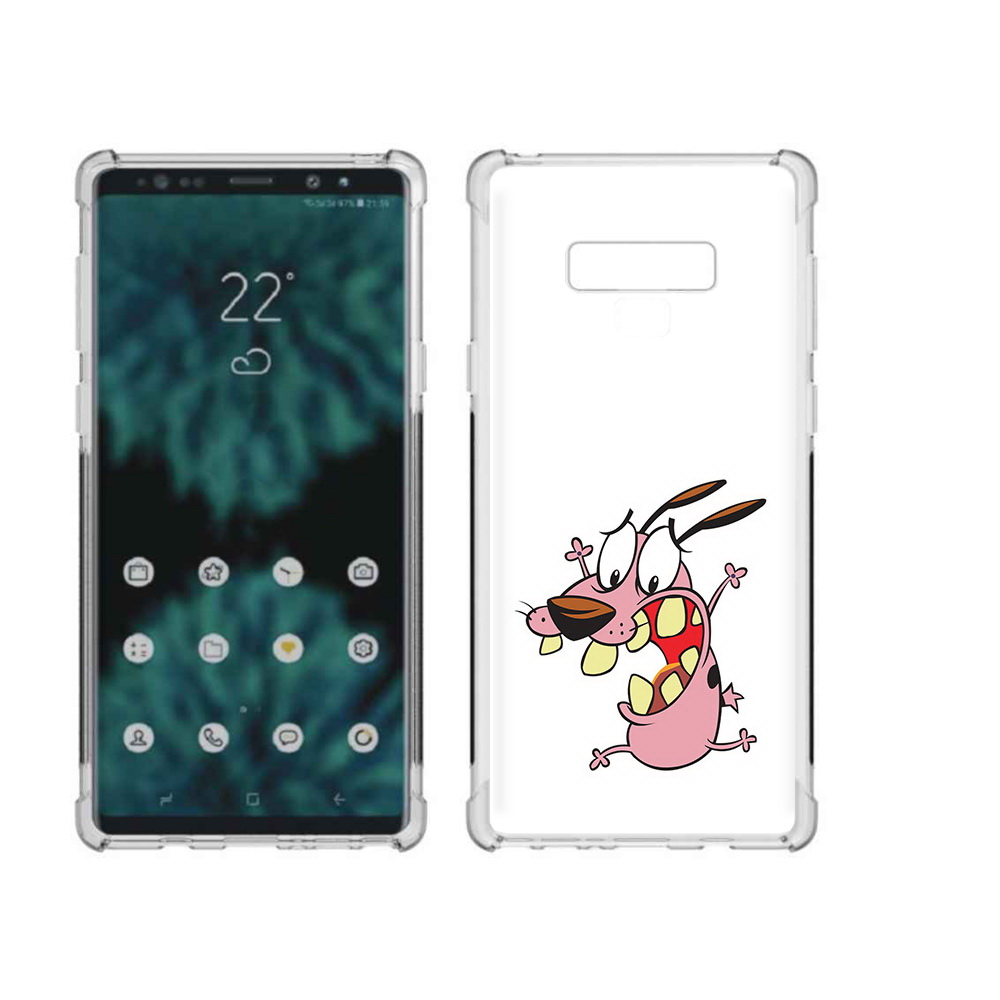 

Чехол MyPads Tocco для Samsung Galaxy Note 9 зубастый бобик (PT115235.598.371), Прозрачный, Tocco