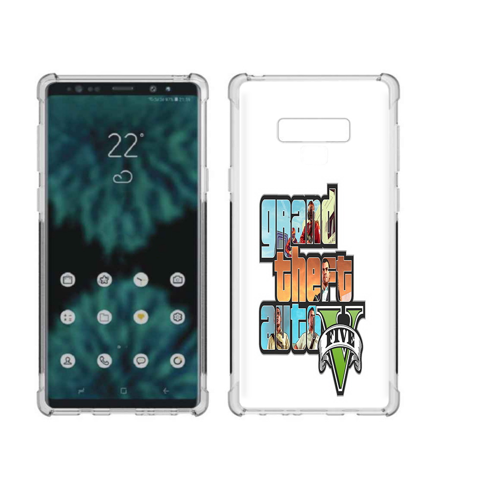 

Чехол MyPads Tocco для Samsung Galaxy Note 9 игра гта (PT115235.598.373), Прозрачный, Tocco