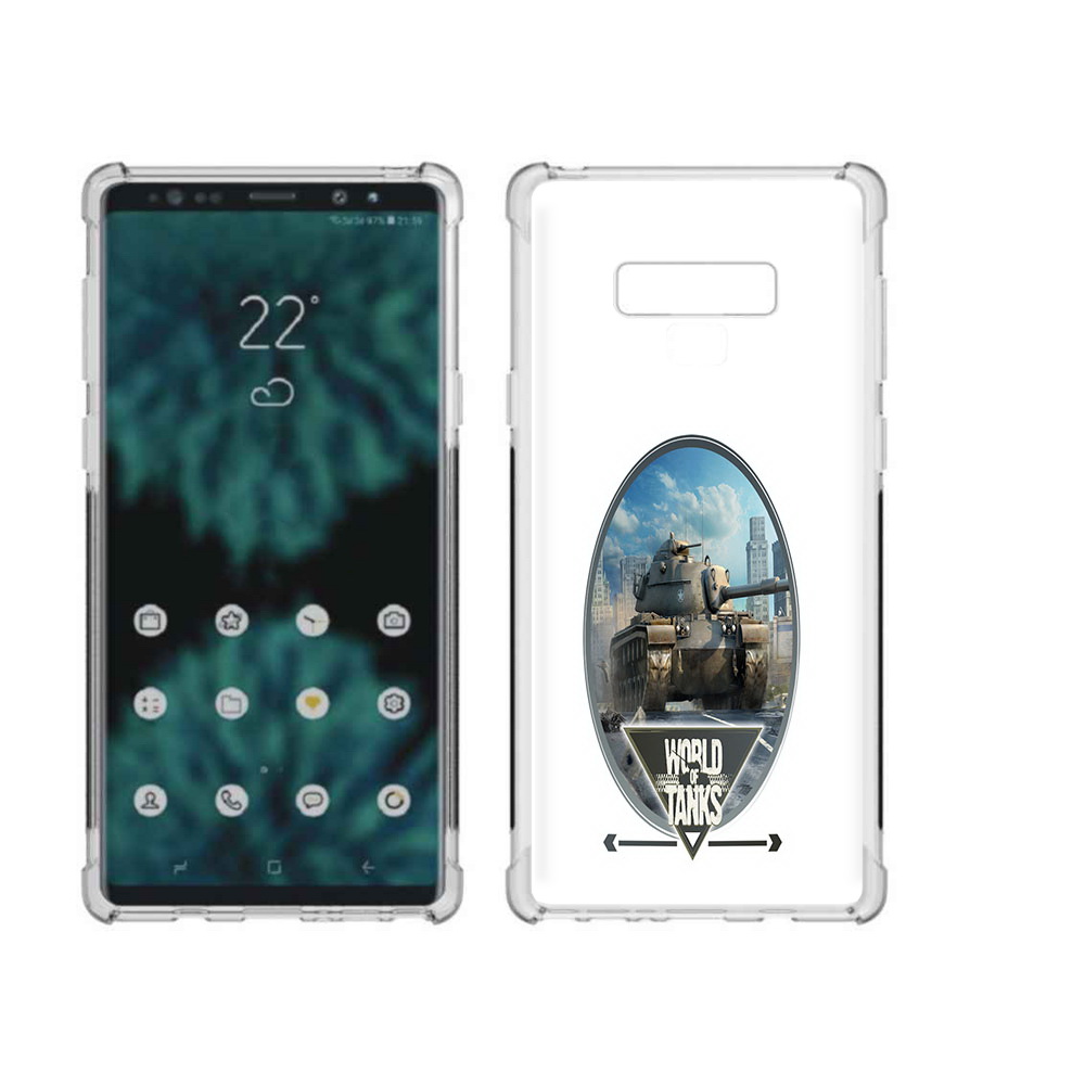 

Чехол MyPads Tocco для Samsung Galaxy Note 9 игра с танками (PT115235.598.375), Прозрачный, Tocco