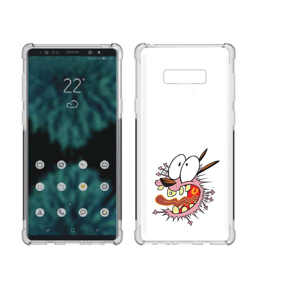 

Чехол MyPads Tocco для Samsung Galaxy Note 9 испуганный бобик (PT115235.598.381), Прозрачный, Tocco