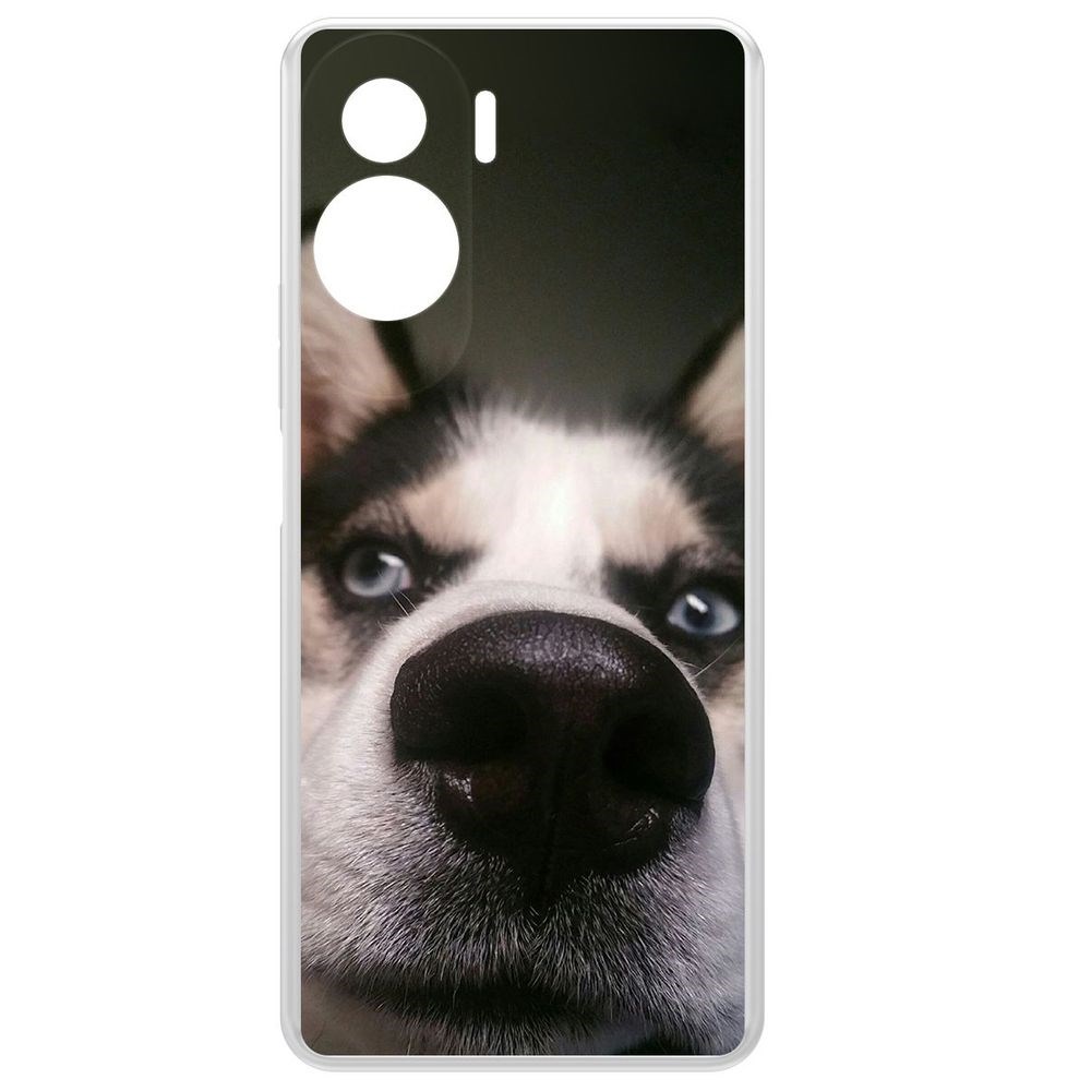 

Чехол-накладка Krutoff Clear Case Нос для Honor X50i, Прозрачный
