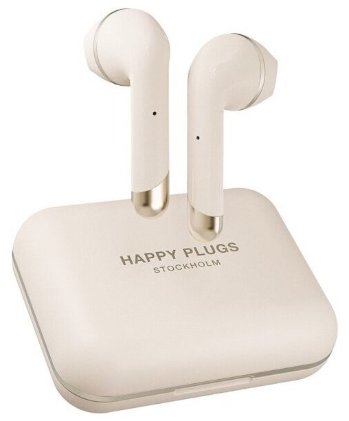 фото Беспроводные наушники happy plugs air 1 plus earbud gold