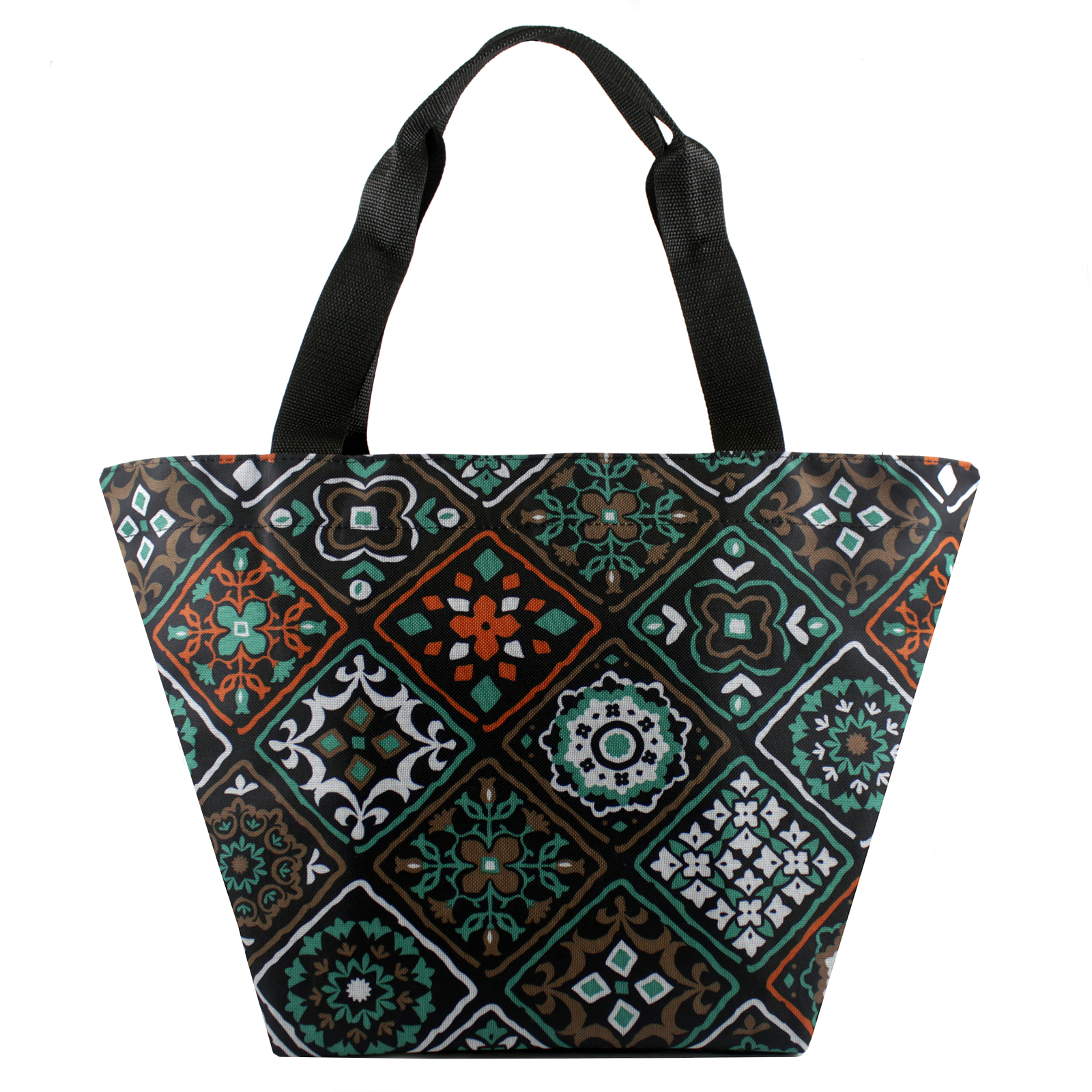 

Сумка тоут женская GSAX Shopper, черный/орнамент, Shopper