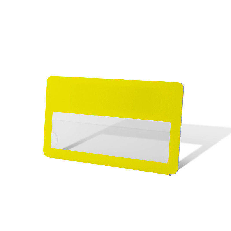 Бейдж FlexPocket, BS_Желтый пластиковый с окном, на магните