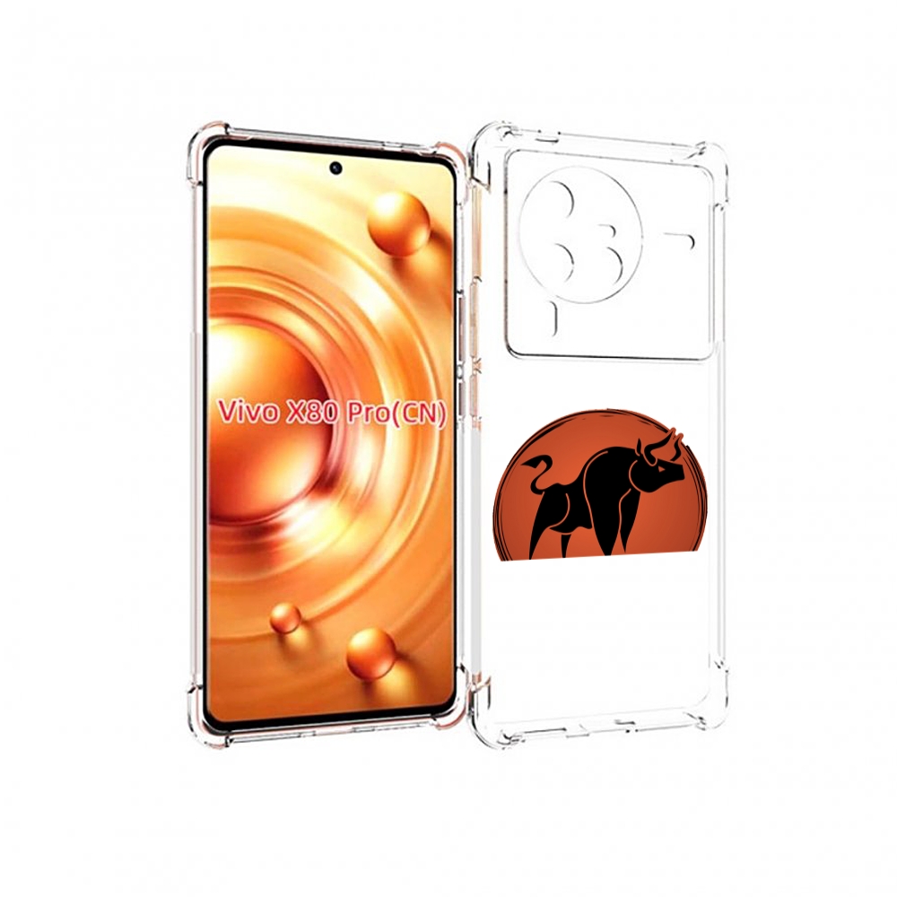 

Чехол MyPads Бык-2 для Vivo X80 Pro, Прозрачный, Tocco