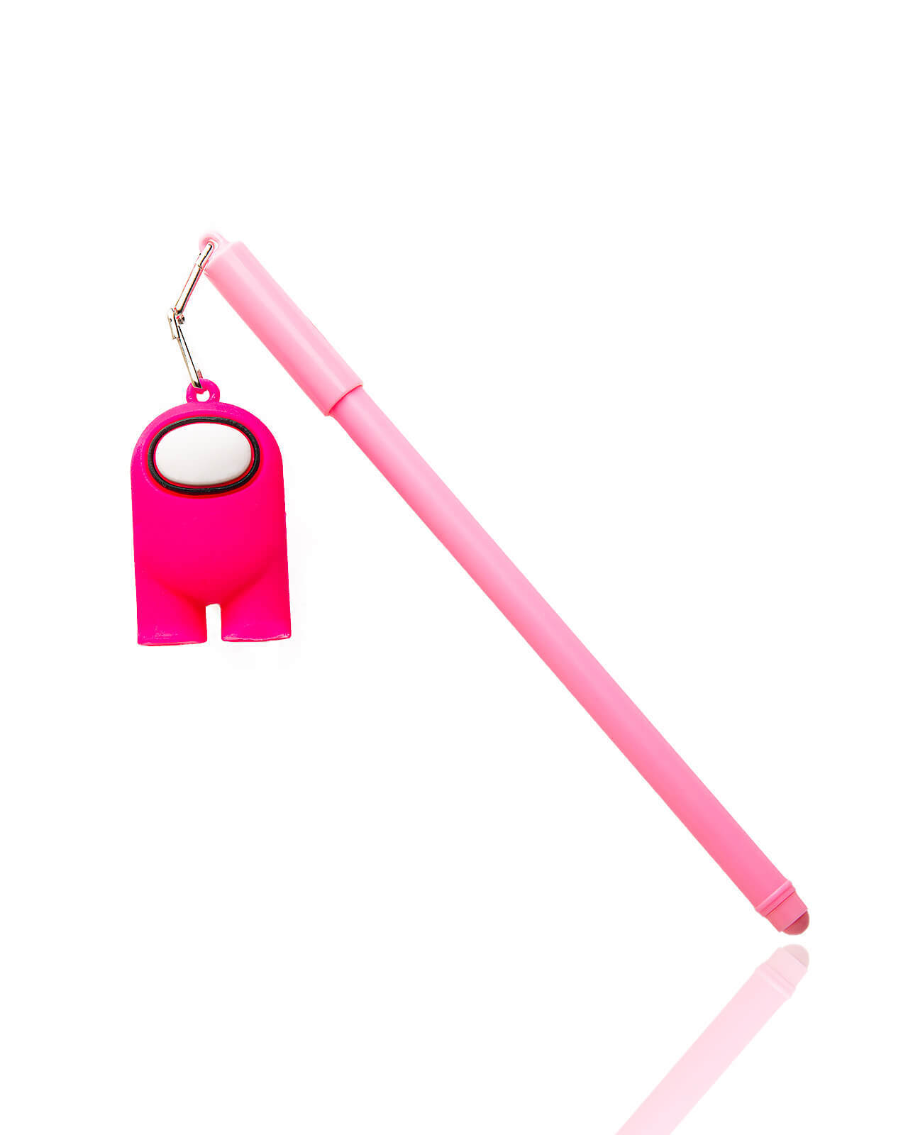 

Ручка шариковая wellywell Among Us Pen_Brelok_AmongUs_Pink, синяя, 1 шт.