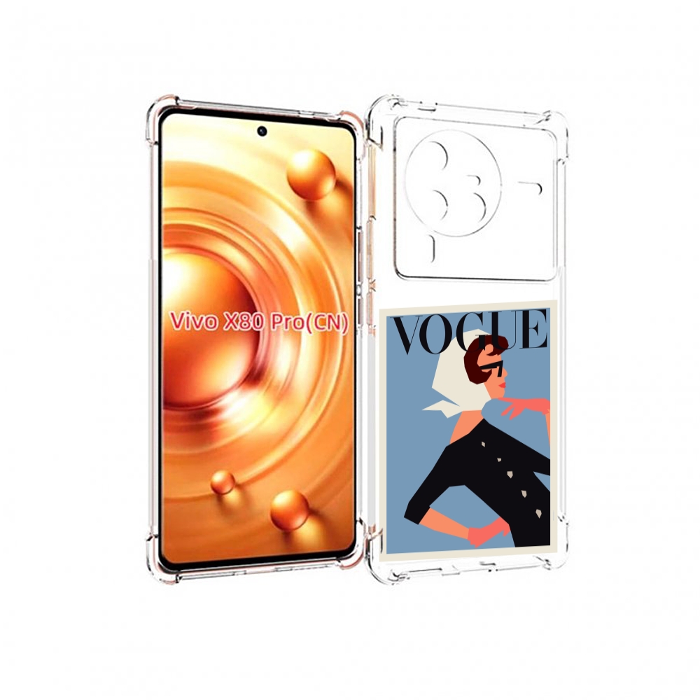 

Чехол MyPads Вогуе картинка для Vivo X80 Pro, Прозрачный, Tocco