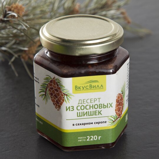 

Десерт ВкусВилл из сосновых шишек в сиропе 220 г