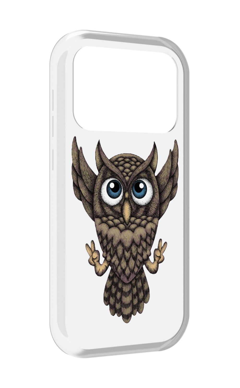 

Чехол MyPads Сова для Oukitel F150 Air1 Pro / F150 Air1, Прозрачный, Tocco