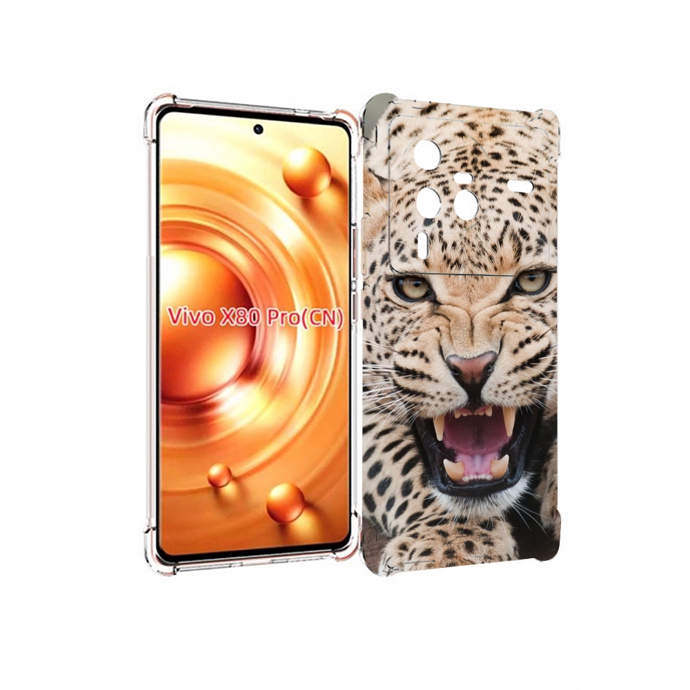 

Чехол MyPads Гепард-красивый мужской для Vivo X80 Pro, Прозрачный, Tocco