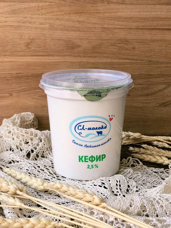 

Кефир СЛ-молоко 2,5% БЗМЖ 400 мл