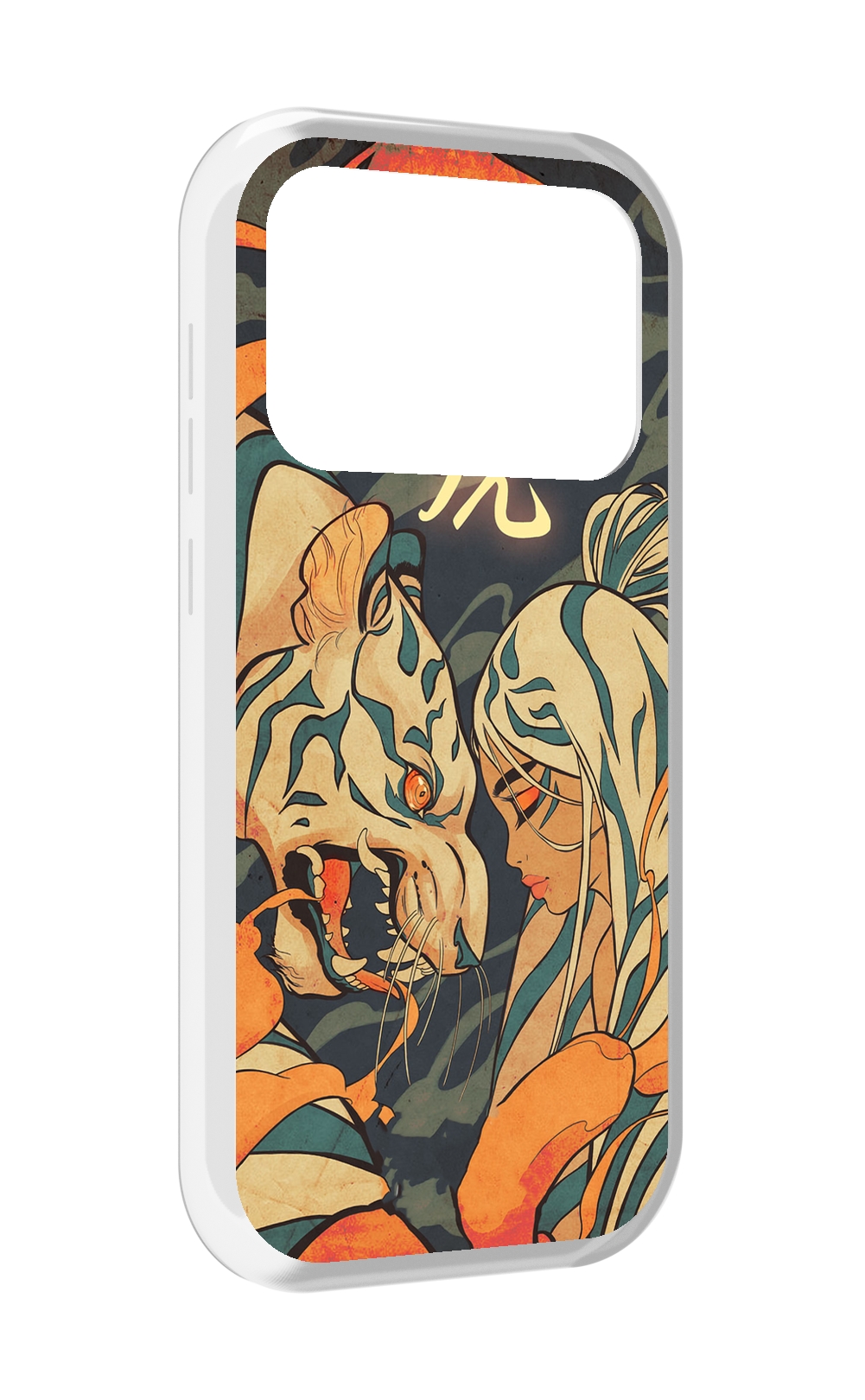 

Чехол MyPads Тигр и девушка друзья для Oukitel F150 Air1 Pro / F150 Air1, Прозрачный, Tocco