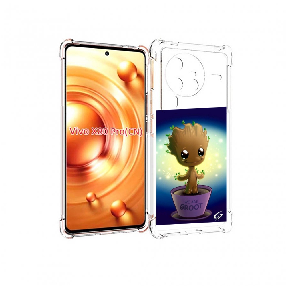 

Чехол MyPads Грут для Vivo X80 Pro, Прозрачный, Tocco