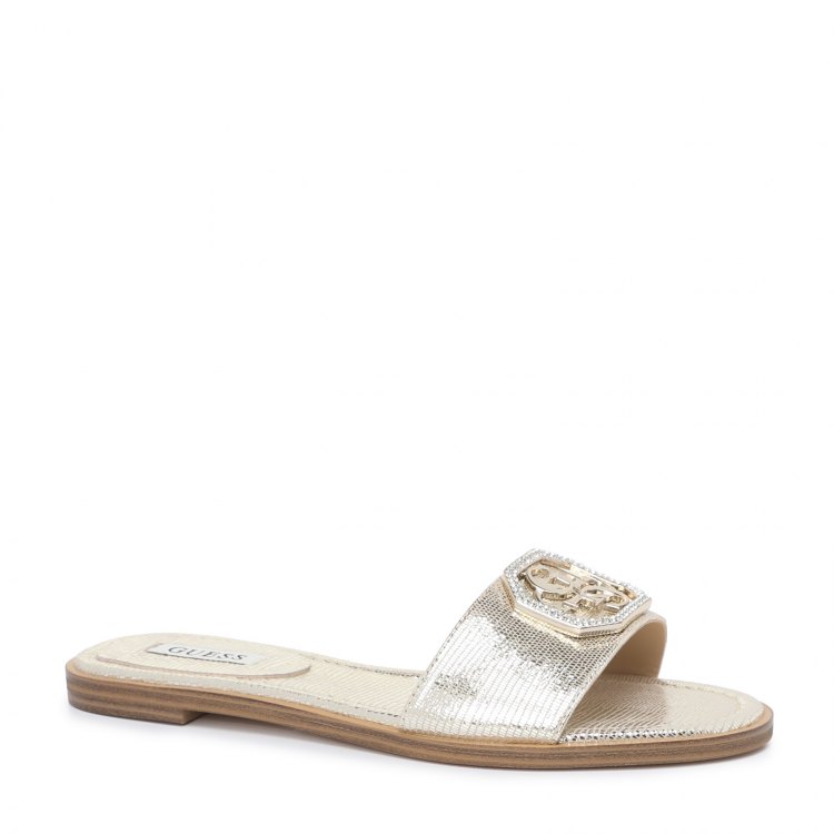 

Шлепанцы женские Guess FL6BTLLEA19_2547692 золотистые 38 EU, FL6BTLLEA19_2547692