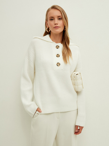 

Джемпер женский ZARINA 2460610810 белый L, 2460610810