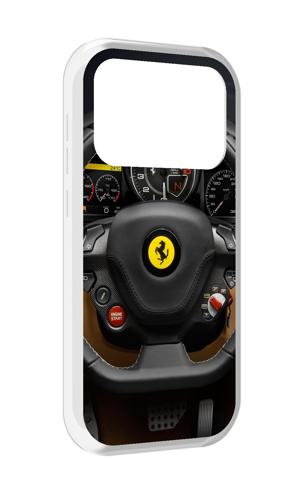 

Чехол MyPads Ферарри для Oukitel F150 Air1 Pro / F150 Air1, Прозрачный, Tocco