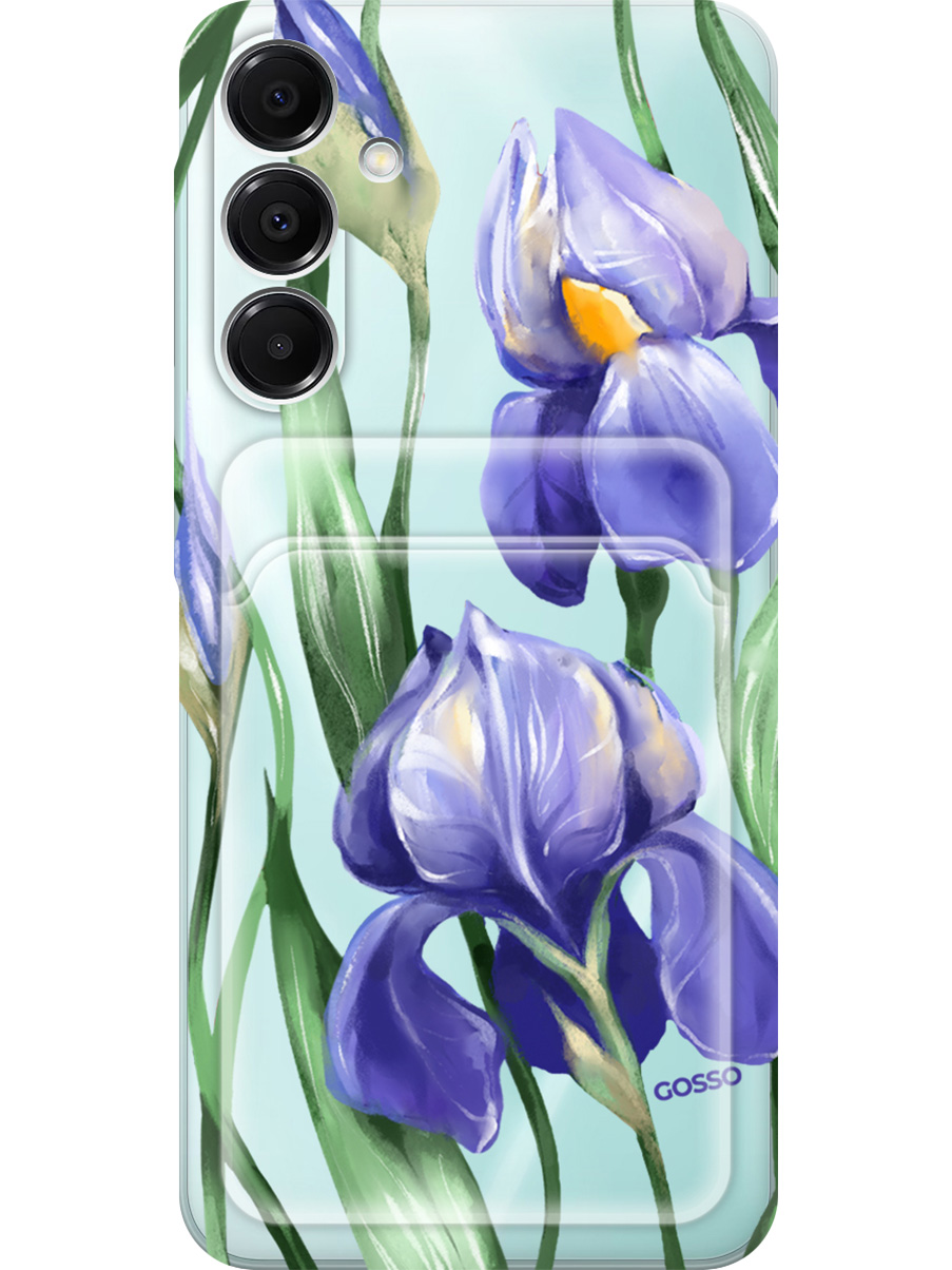 

Силиконовый чехол на Samsung Galaxy A16 с принтом с карманом для карты прозрачный 842850, Прозрачный;белый;синий, 786721721