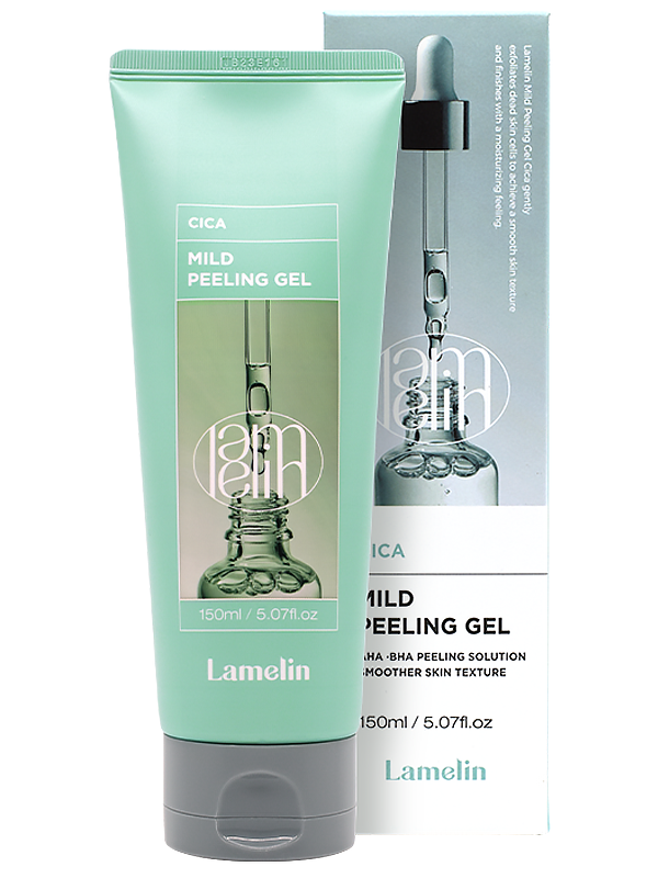 

Пилинг-гель для лица с экстрактом центеллы Lamelin Mild Peeling Gel Cica 150 мл, Пилинг