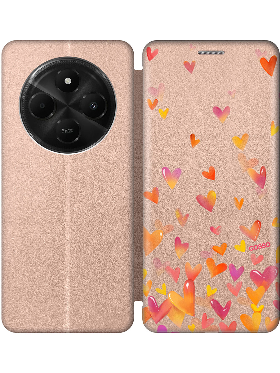 

Чехол-книжка на Xiaomi Redmi 14C / Poco C75 с принтом "Летающие сердечки" золотой, Золотистый;прозрачный;желтый;красный;черный, 786715791