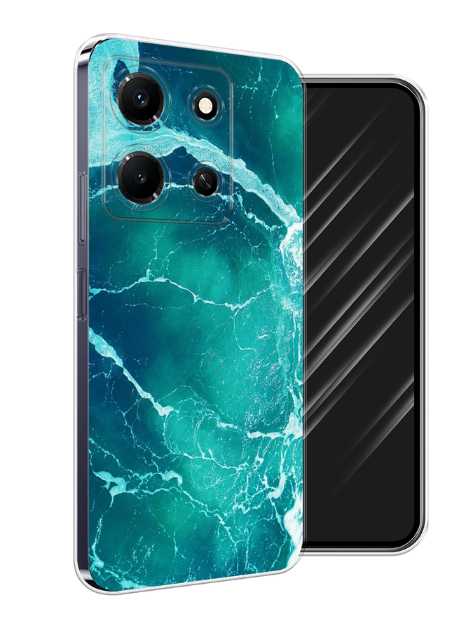 

Чехол Awog на Infinix Note 30i "Изумрудный океан", Бирюзовый;синий, 3104350-4