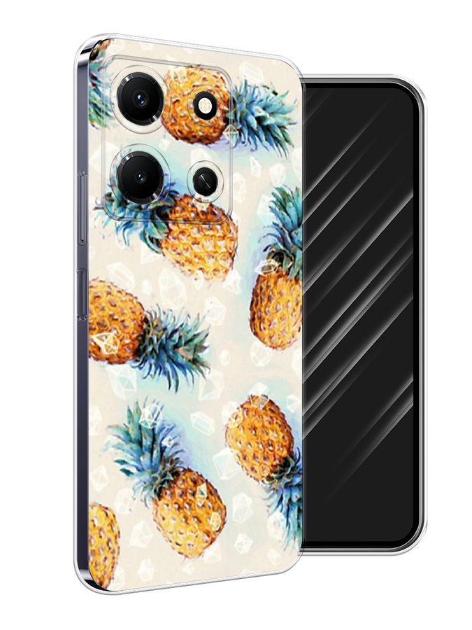 

Чехол Awog на Infinix Note 30i "Ананасы", Бежевый, 3104350-3