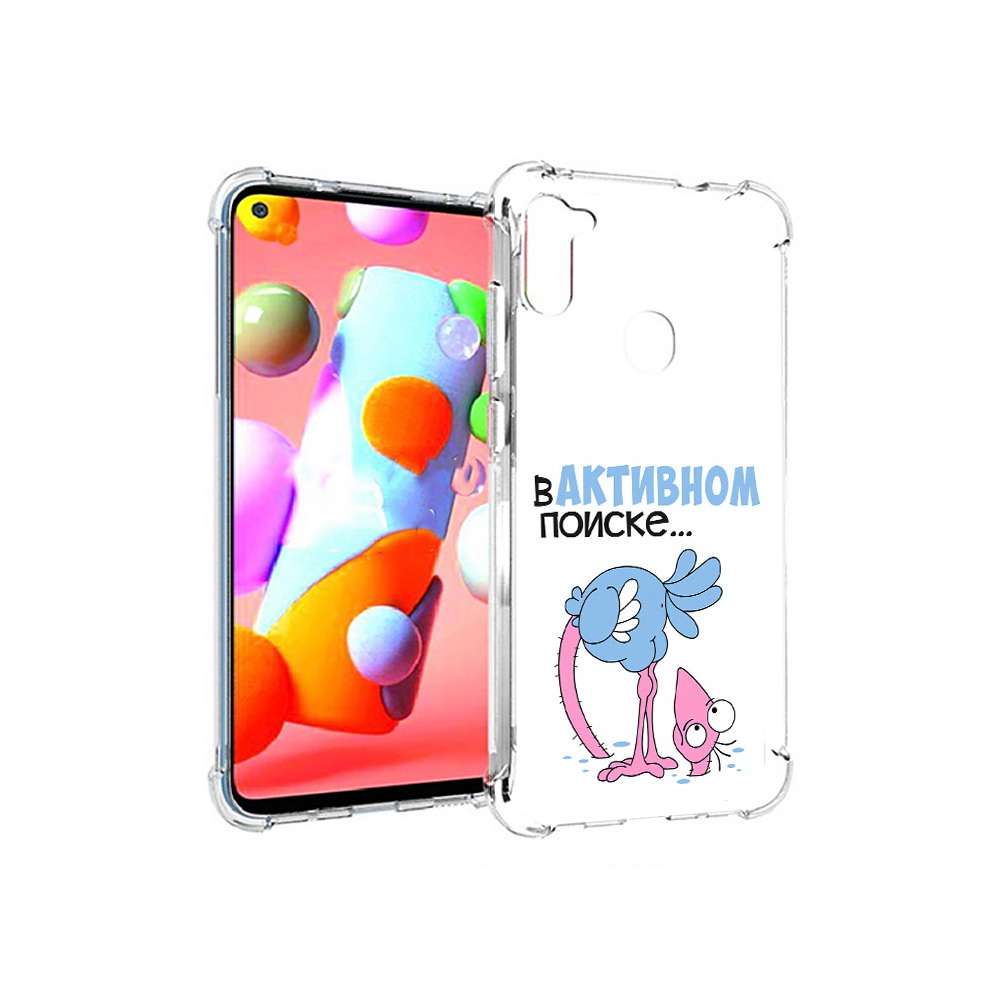 

Чехол MyPads Tocco для Samsung Galaxy A11 в активном поиске (PT149913.480.255), Прозрачный, Tocco