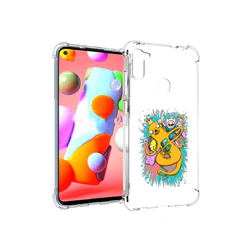 

Чехол MyPads Tocco для Samsung Galaxy A11 время приключений рисунок (PT149913.480.276), Прозрачный, Tocco