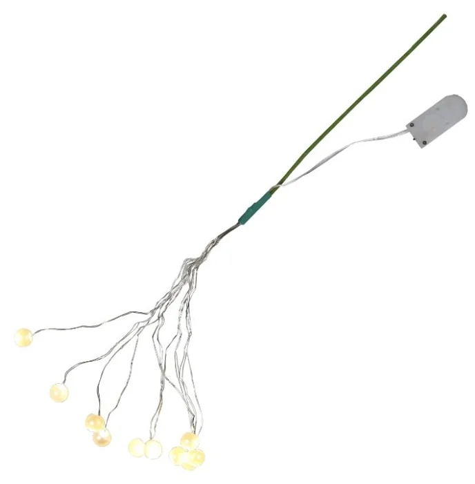 

Гирлянда BOUQUET DEW DROP, выс/шир 41,5х20 см, 44 LED ламп тёплый белый, bouquet dew drop