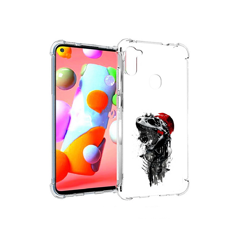 

Чехол MyPads Tocco для Samsung Galaxy A11 вымерший динозавр (PT149913.480.284), Прозрачный, Tocco