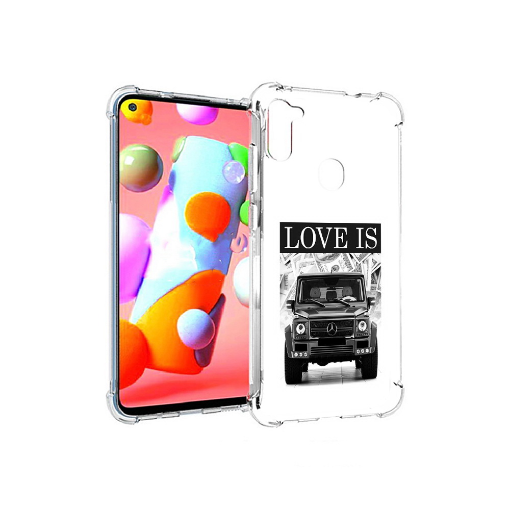

Чехол MyPads Tocco для Samsung Galaxy A11 гелик (PT149913.480.285), Прозрачный, Tocco