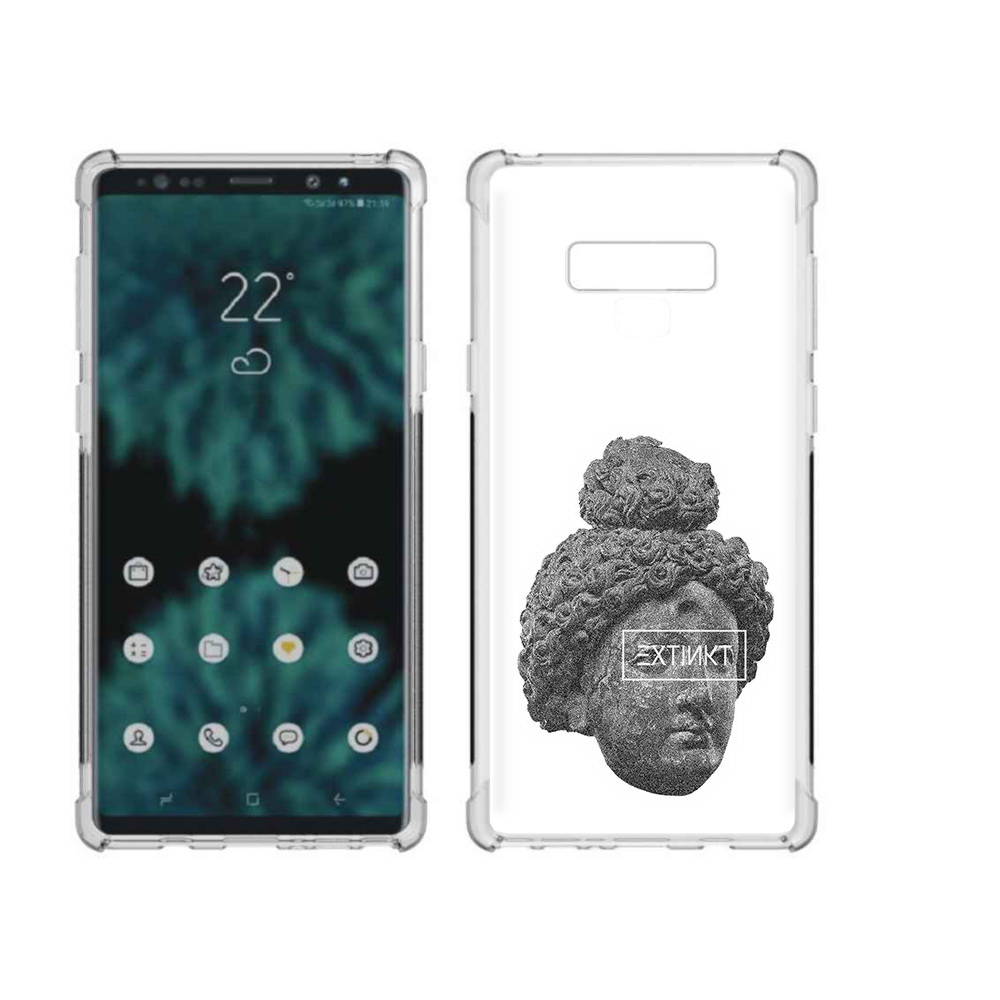 

Чехол MyPads Tocco для Samsung Galaxy Note 9 каменное лицо девушки (PT115235.598.383), Прозрачный, Tocco
