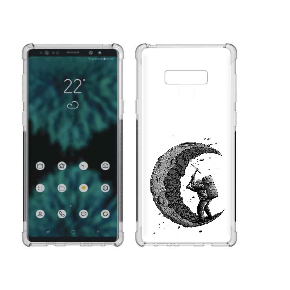 

Чехол MyPads Tocco для Samsung Galaxy Note 9 камненная луна (PT115235.598.384), Прозрачный, Tocco